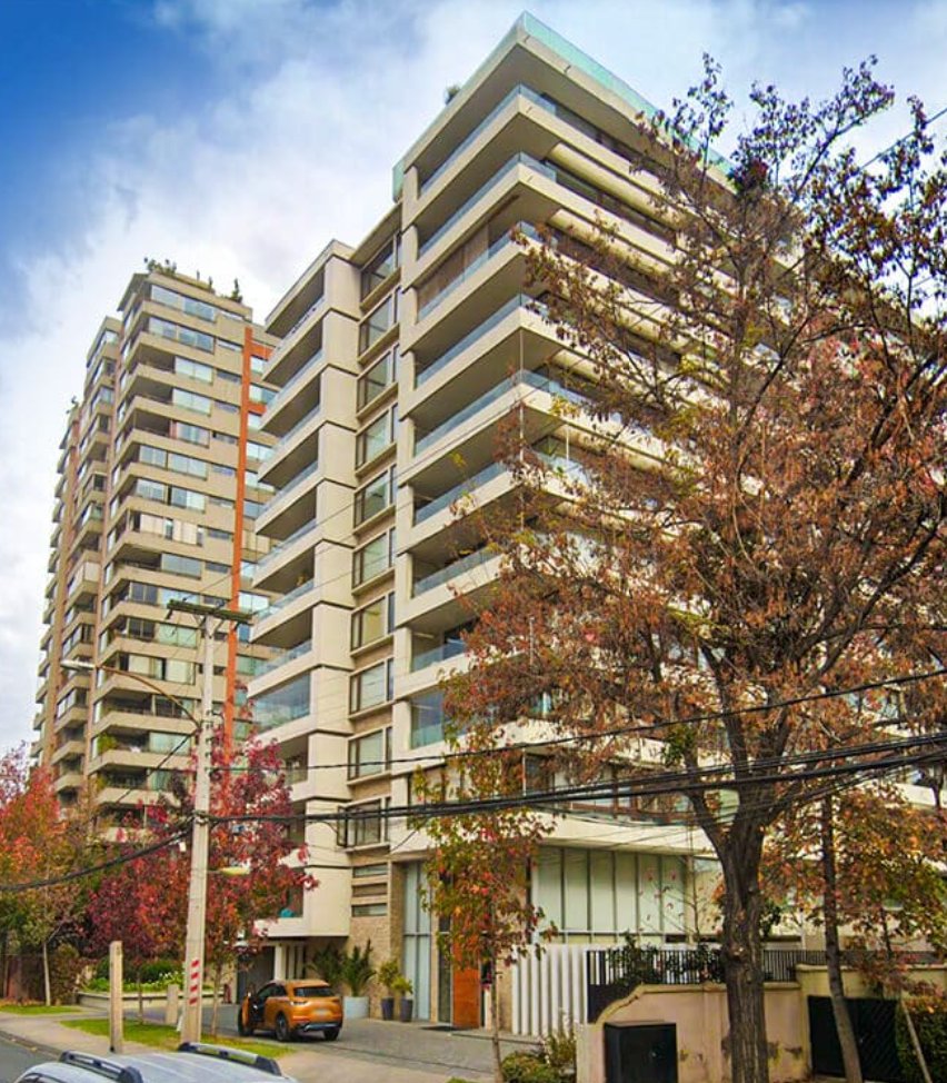 Edificio residencial moderno en Chile